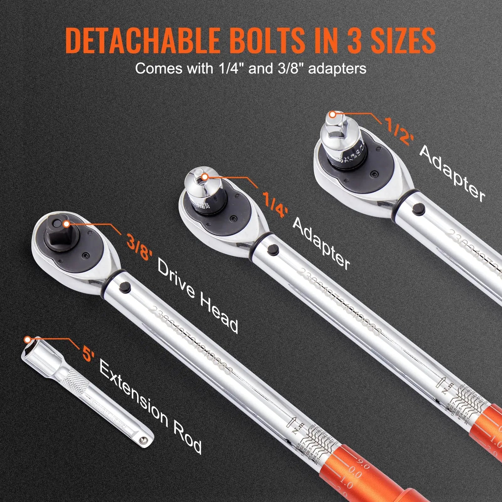 Torque Wrench Set &ndash; Dual Direction Adjustable