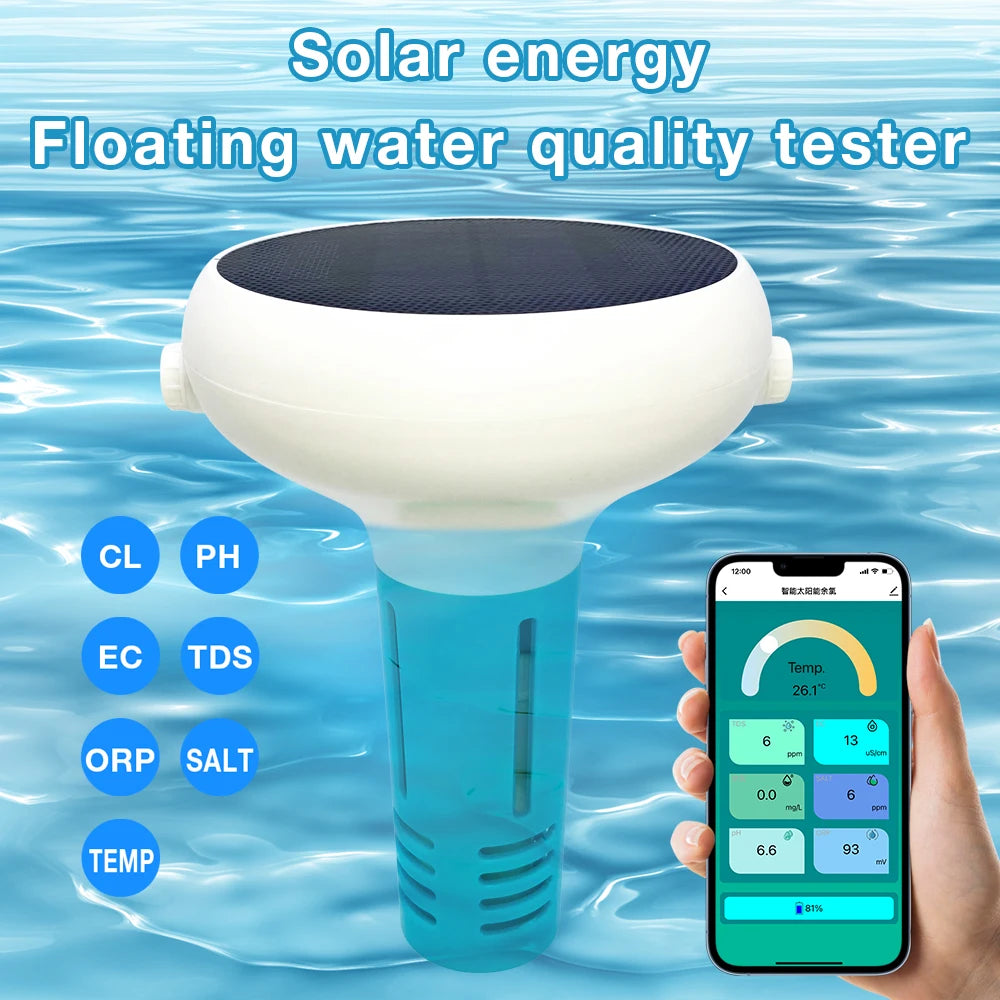 Juanjuan 7 In 1 Water Quality Tester &ndash; WiFi Pool Monitor