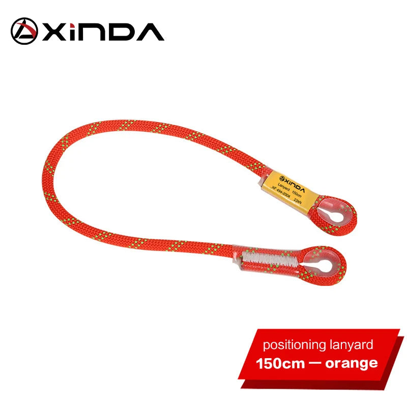 Xinda XD-D9313 Positioning Lanyard - 22kN High Strength Orange-150cm