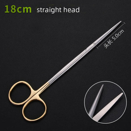 Dental Ophthalmic Blunt Scissors - Versatile Nasal Tool LIGHT BLUE