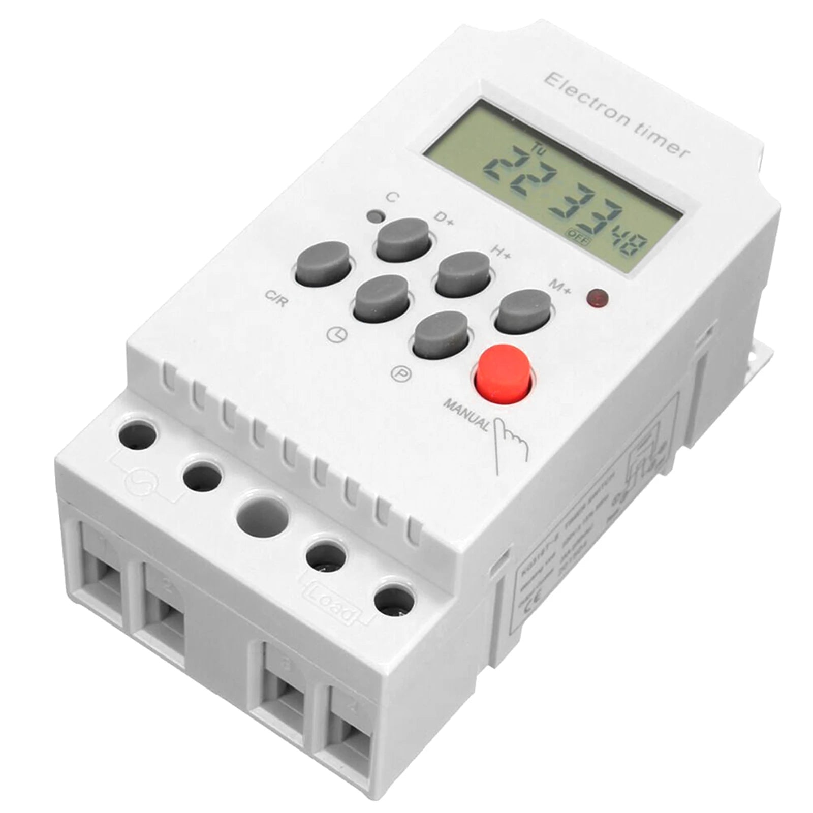 AC 220V 25A Elektronischer Timer Programmierbarer Digitaler Timer mit ...