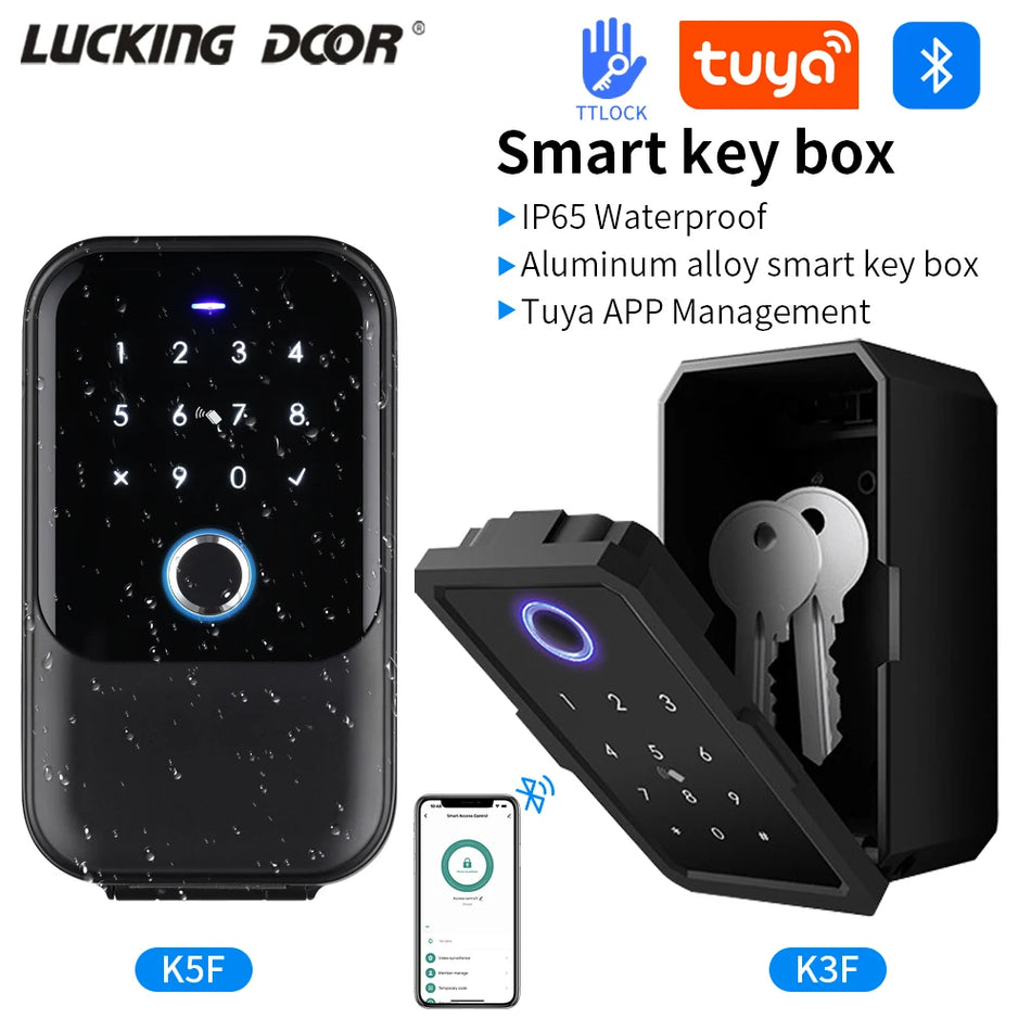 K3F/K5F Waterproof Key Safe Box - Smart Fingerprint Access