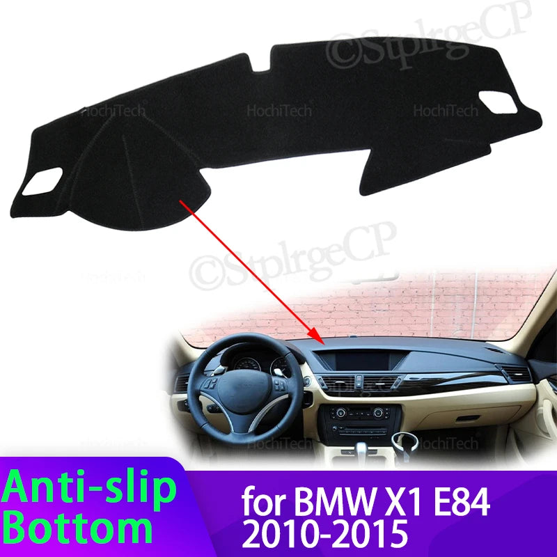 Alfombrilla de Tablero con Ajuste Personalizado de Poliéster para BMW X1 E84 2010 a 2015