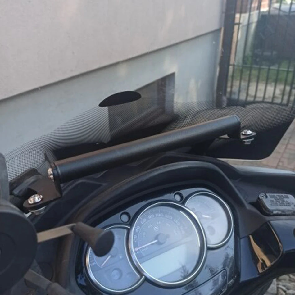 Držák telefonu Piaggio MP3 300 Yourban pro řídítka 22mm, hliníková deska pro GPS navigaci