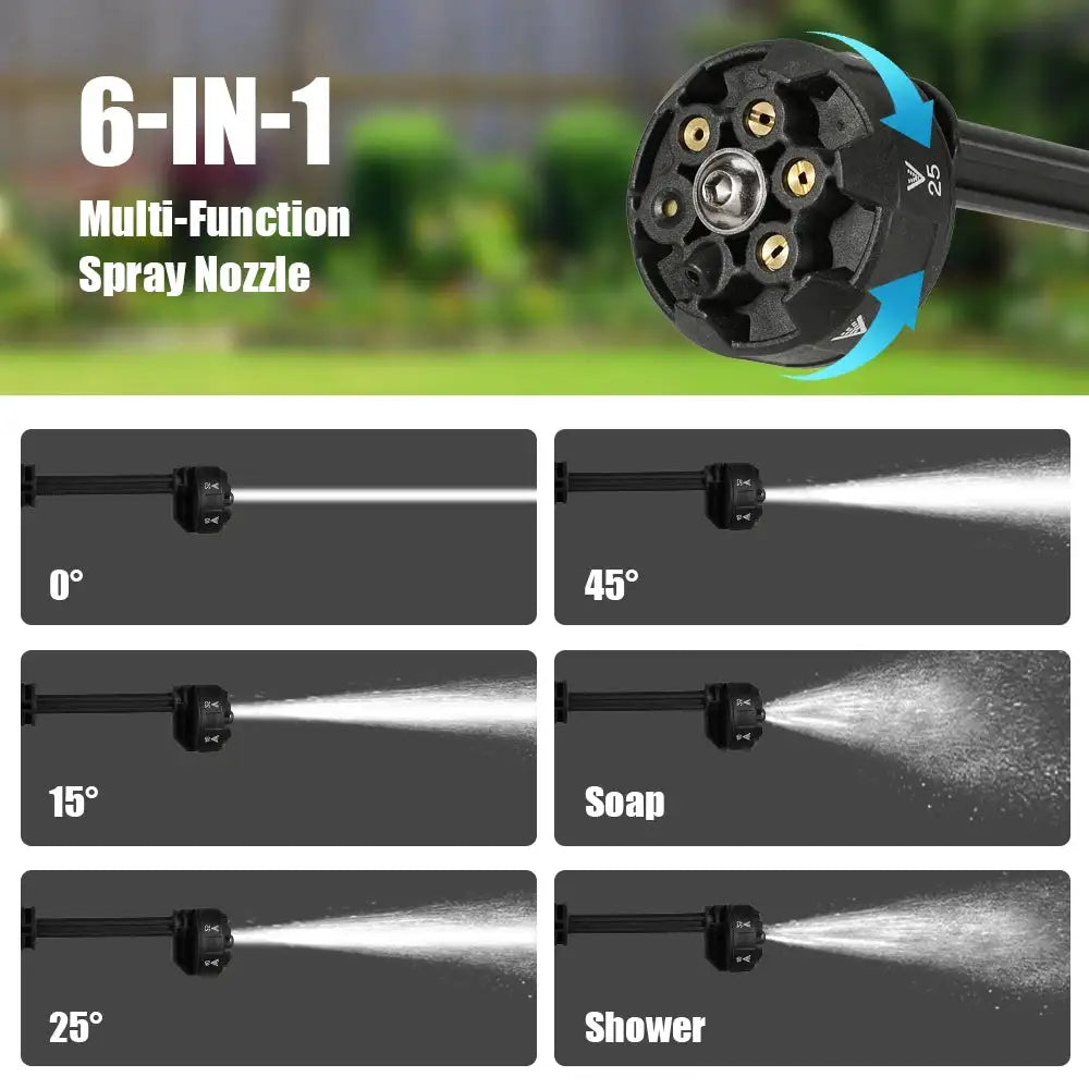 6 In 1 High Pressure Washer Gun Makita 18V &ndash; Powerful Clean