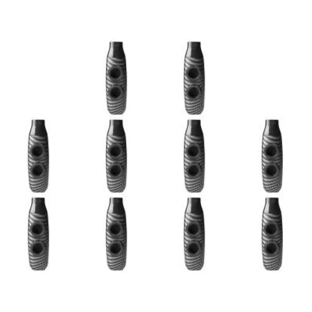 Double Hole Kazoo &ndash; Compact Portable Instrument For Ukulele Dark Brown 10PCS / CHINA