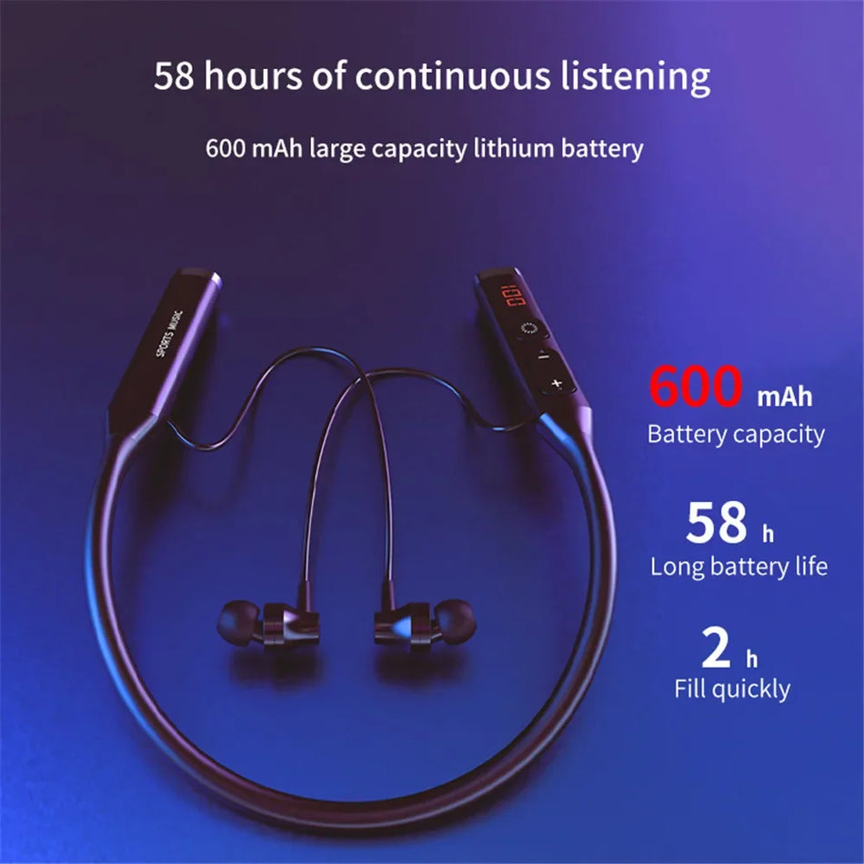 Kebidumei Bluetooth 5.0 Neckband Earphones &ndash; Noise Reduction