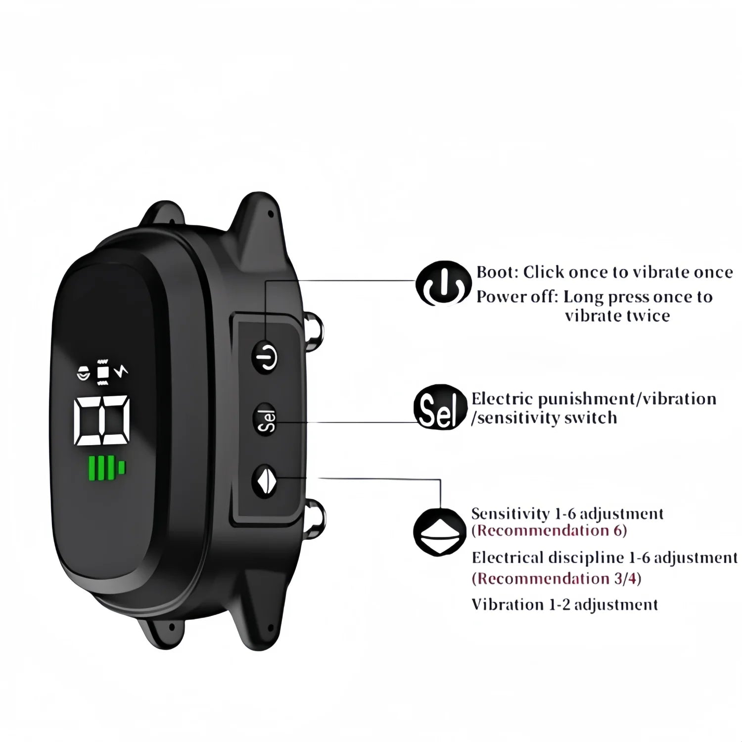 Automatic Anti Barking Dog Collar &ndash; IP67 Waterproof Durable