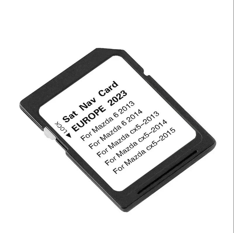 Actualizare hărți GPS pe card SD pentru sistemul de navigație Mazda 6 CX-5 versiunea 2024