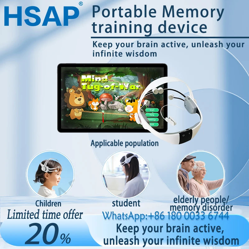 Φορητή Συσκευή Εκπαίδευσης Μνήμης για Παιδιά Λειτουργία Εγκεφάλου