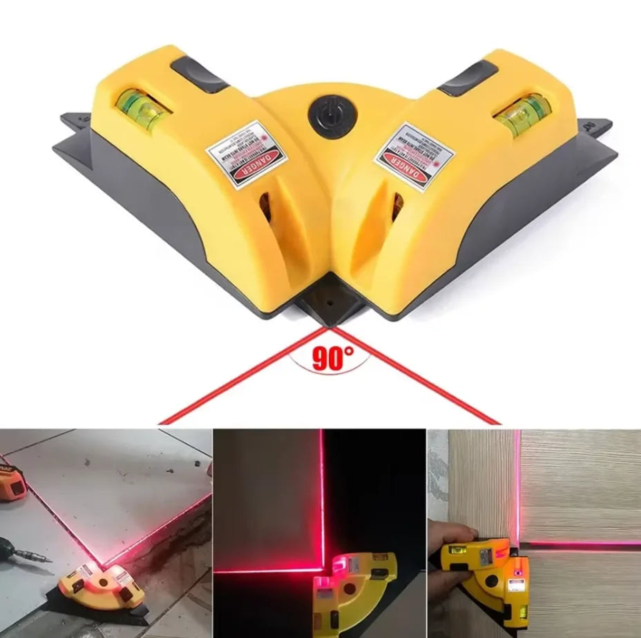 Right Angle 90 Degree Square Laser Level - High Precision Gold
