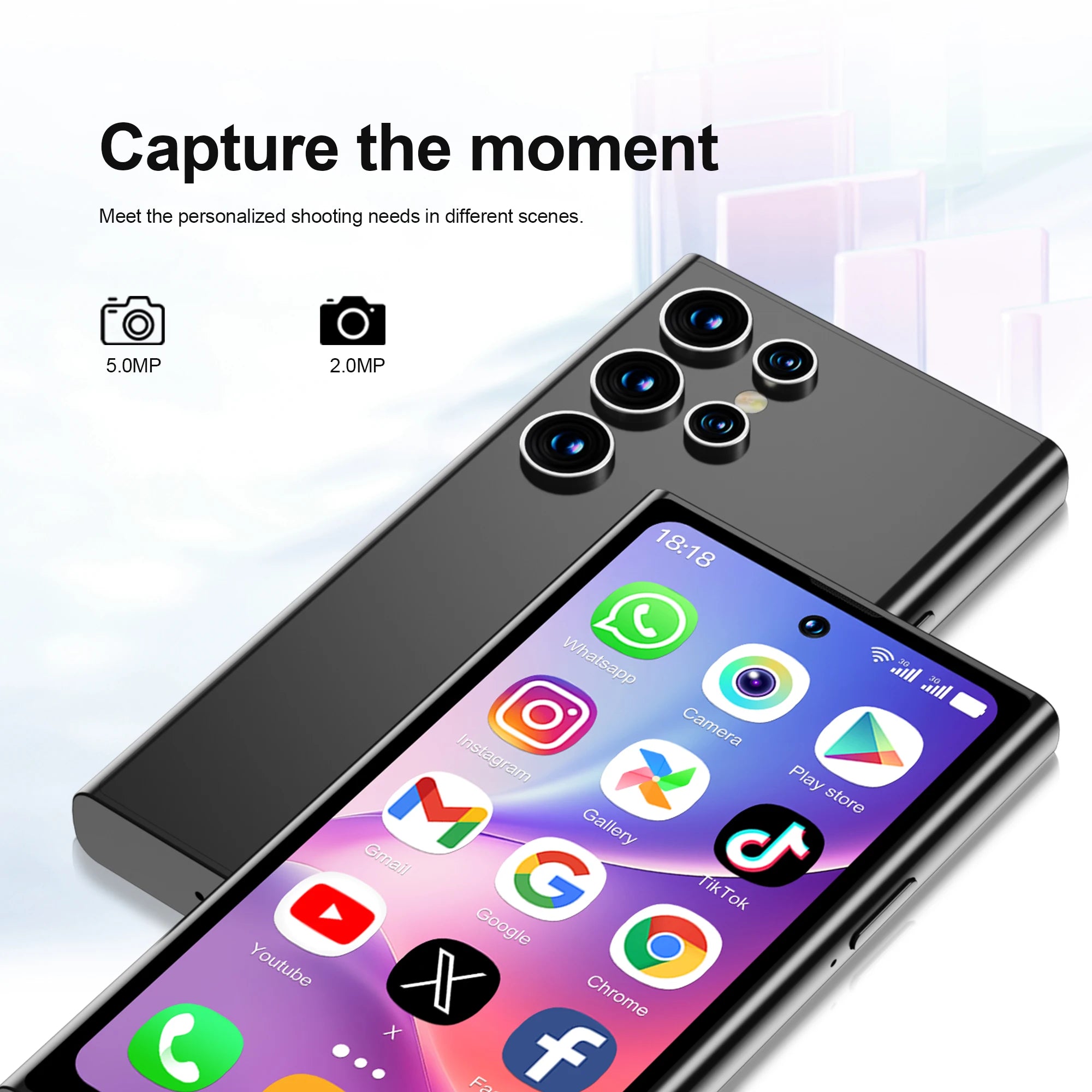 SERVO S27 Mini Android Smartphone &ndash; Fast Face Unlock