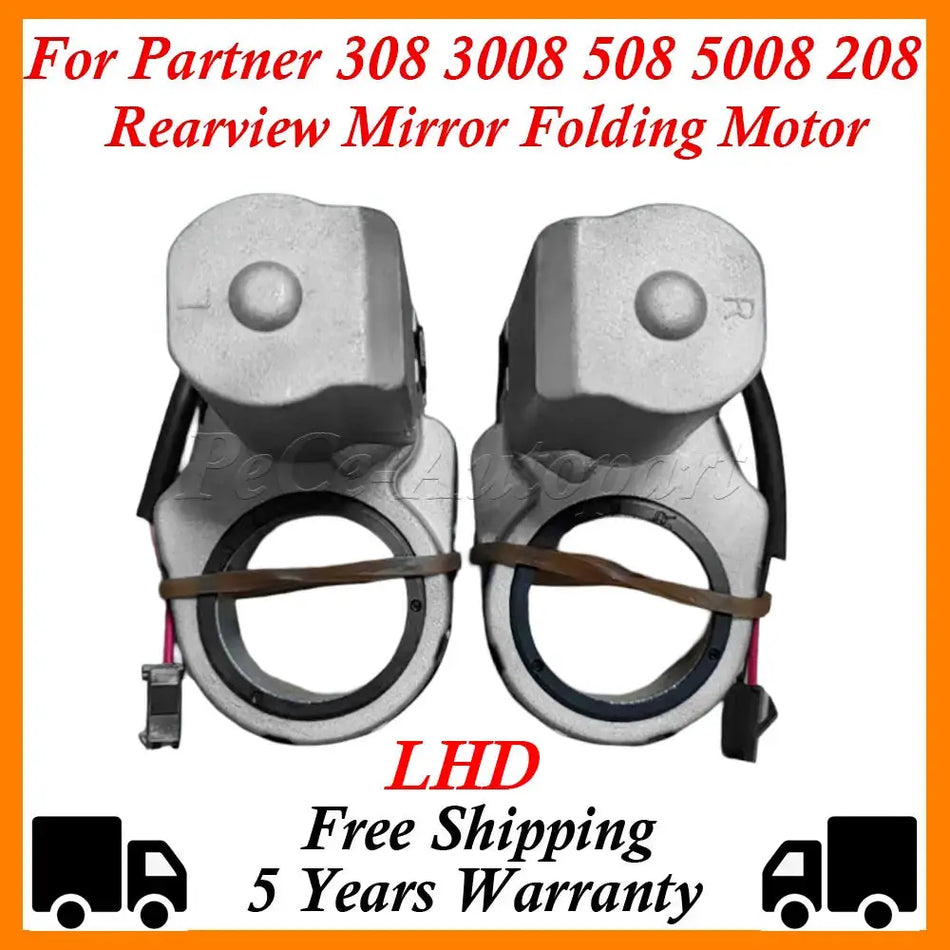 Electric Power Folding Mirror Motor for Peugeot Partner 308 3008 508 208 by InterCyprus Trading Ltd