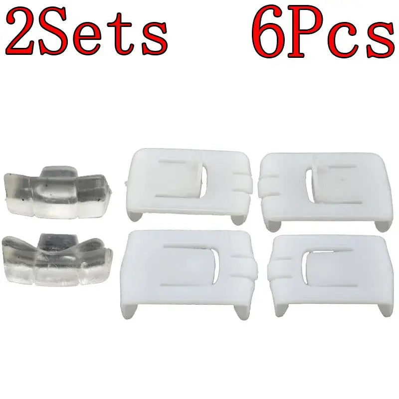 6pcs Seat Rail Runner Clip Slider Guide Piece For VW Caddy Corrado Golf Scirocco Derby Jetta Lupo Passat Polo Rabbit 191-881-213 by InterCyprus Trading Ltd