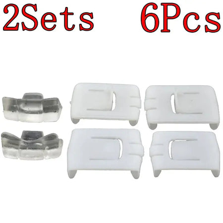 6pcs Seat Rail Runner Clip Slider Guide Piece For VW Caddy Corrado Golf Scirocco Derby Jetta Lupo Passat Polo Rabbit 191-881-213 by InterCyprus Trading Ltd