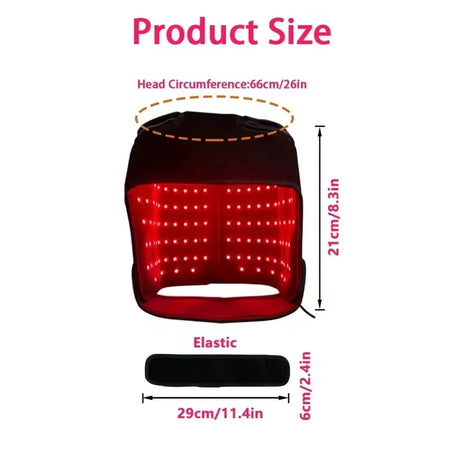 Vilnason LED Hair Growth Hat &ndash; Red And Blue Light Therapy