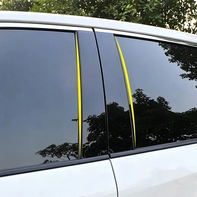 For Mazda 3 BK 2002-2007 B/C Pillar Post Stickers PC Window Middle Pillar Trim Decorative Car Exterior Protect Parts by InterCyprus Trading Ltd