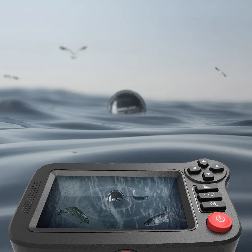 Portable 3.5in Color Screen Professional Underwater Fish Finder Sonar