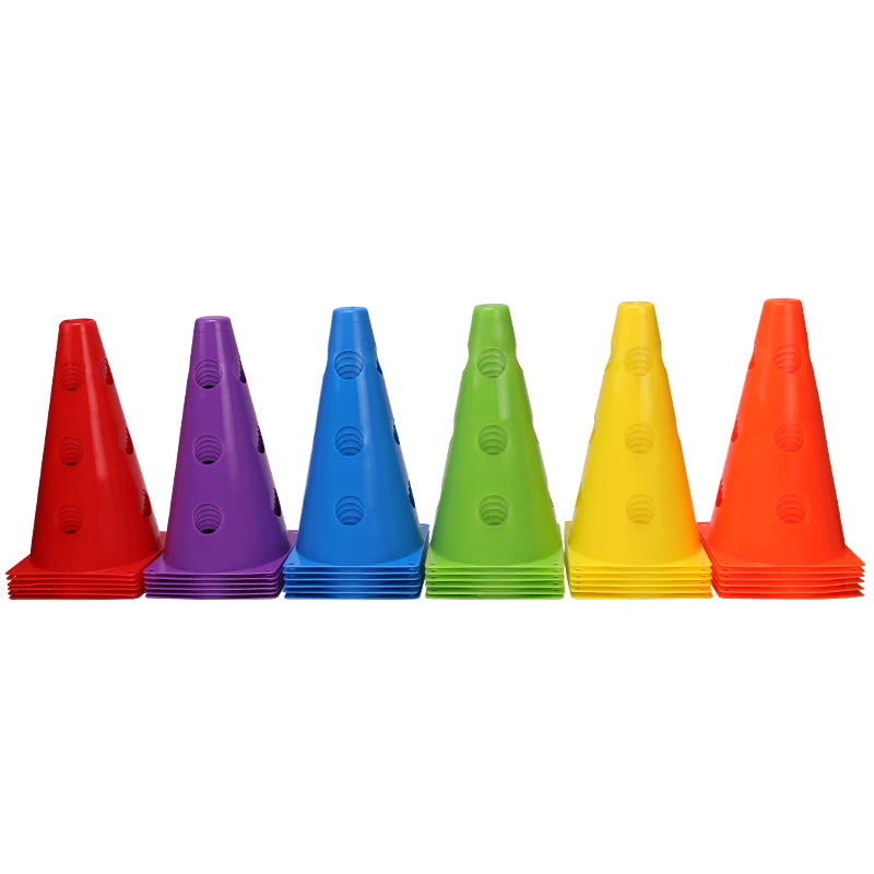 Durable Agility Training Cones &ndash; 12 to 36PCS in Vibrant Colours