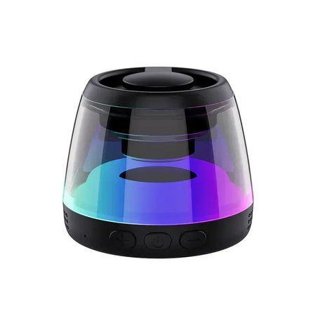 Magnetic Bluetooth Speaker with RGB Light and Portable Design Black / Magnetic version