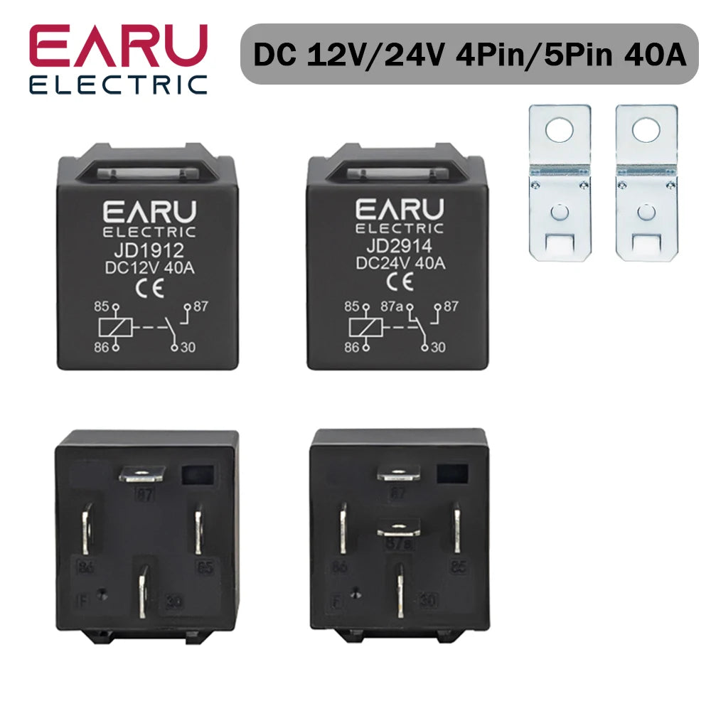 4 5 Pin 40A Waterproof Car Relay &ndash; Exceptional Reliability for Automotive Use 4PIN 40A / DC12V