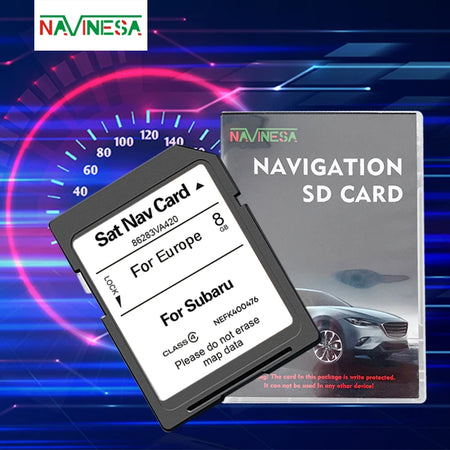 Subaru 86283VA420 Navigation Sat Nav &ndash; Europe Russia Maps 8GB-for Subaru VA420