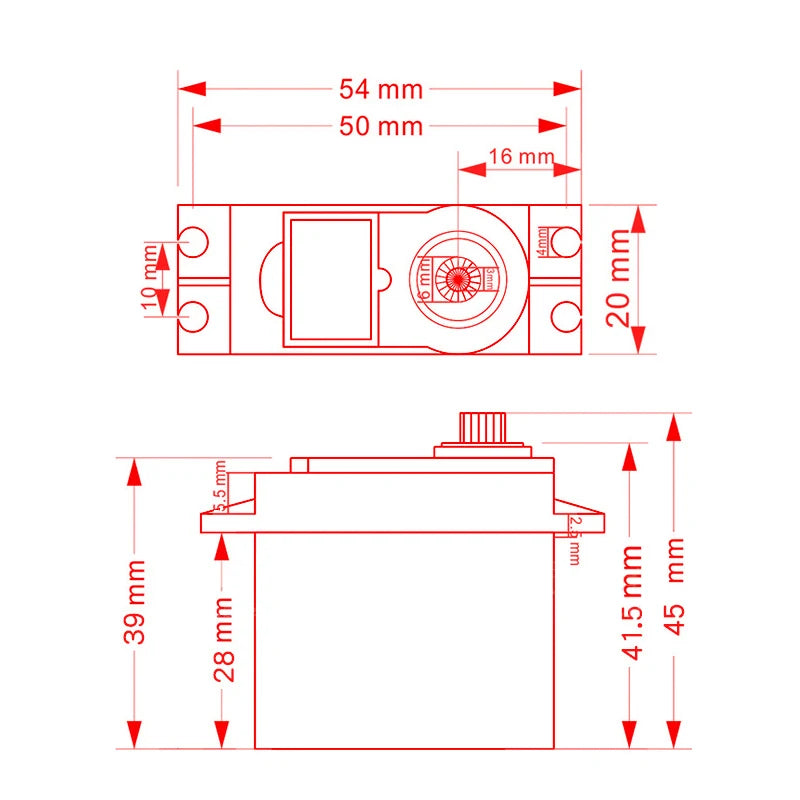MG995 MG996r SG90 9g MG90s Servo Motor Set &ndash; Precision Performance for RC Aircraft