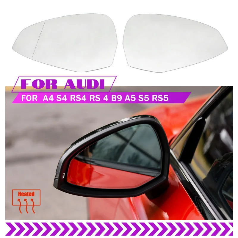 Зеркало заднего вида с подогревом для левого и правого крыла для Audi A4 A5