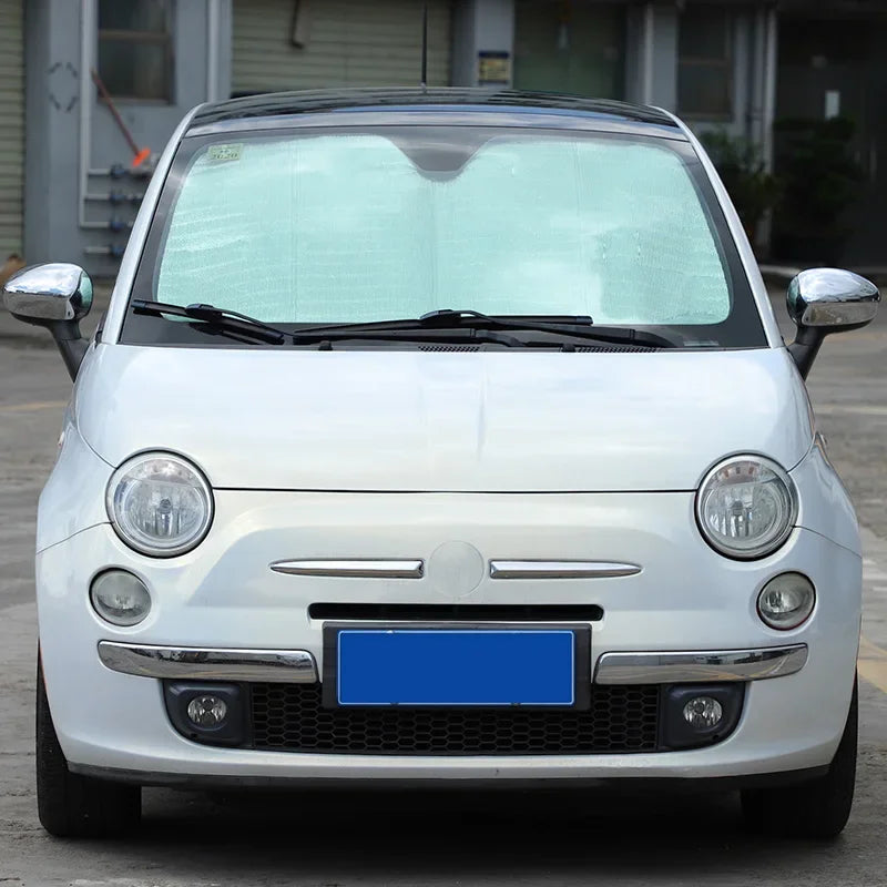 Parasole per parabrezza in alluminio per auto Fiat 500