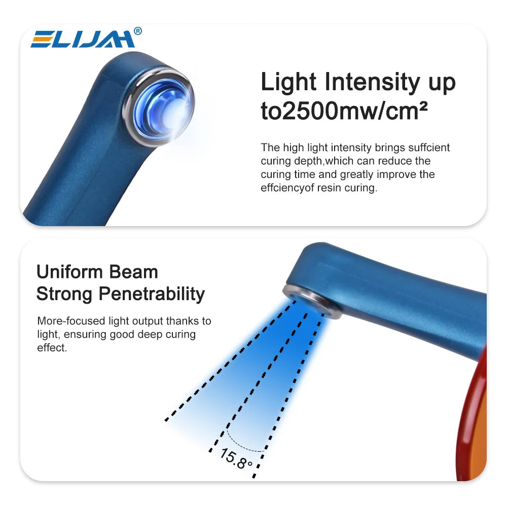 10W Cordless LED Light Curing &ndash; High Power 2500mW/cm2