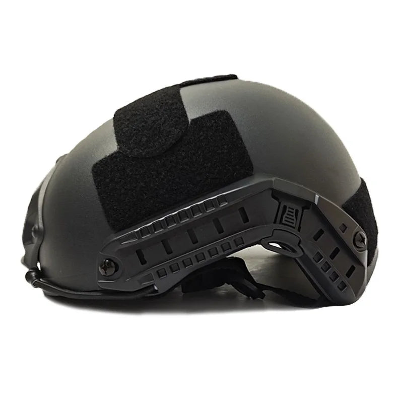 FAST Lightweight Outdoor Helmet &ndash; Air Gun Protective Gear Black without holes