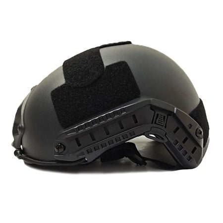 FAST Lightweight Outdoor Helmet &ndash; Air Gun Protective Gear Black without holes