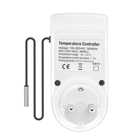 Thermostat Timer Socket &ndash; Digital Temperature Control
