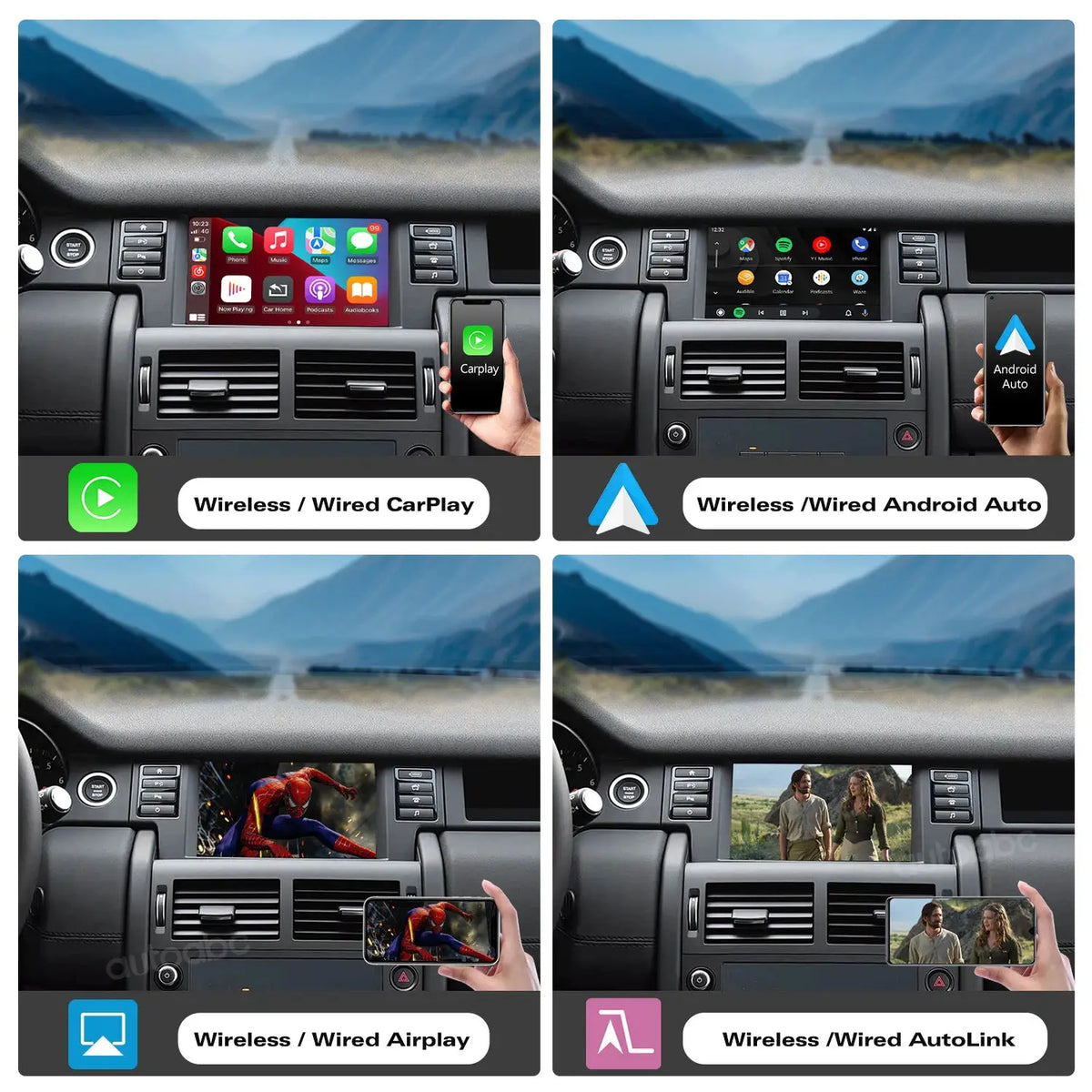 Wireless CarPlay For Bosch Harman Host Rover Discovery 5 Evoque Discovery Sport Jagua XE XF with Android Auto Multimedia Decoder by InterCyprus Trading Ltd