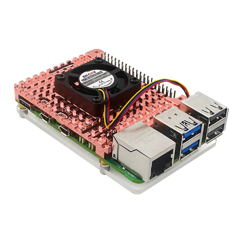 Raspberry Pi 5 Active Cooler &ndash; Premium Pure Copper Heatsink with Optional PWM Fan