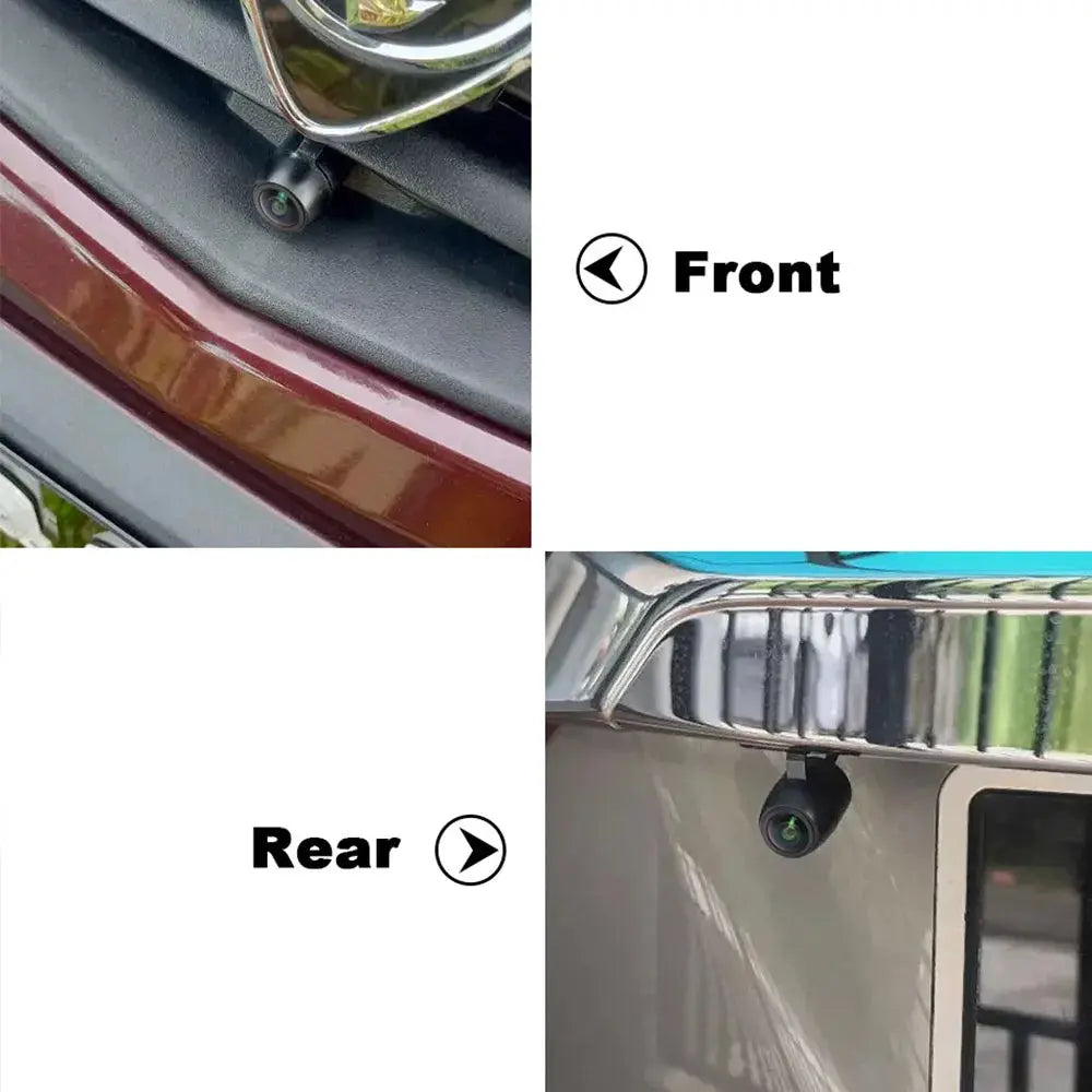 SMARTOUR AHD 1080P Car Front Rear View Back Up Camera 180° Fisheye Lens Full HD Night Vision Vehicle Reverse Camera Universal by InterCyprus Trading Ltd