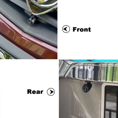 SMARTOUR AHD 1080P Car Front Rear View Back Up Camera 180° Fisheye Lens Full HD Night Vision Vehicle Reverse Camera Universal by InterCyprus Trading Ltd