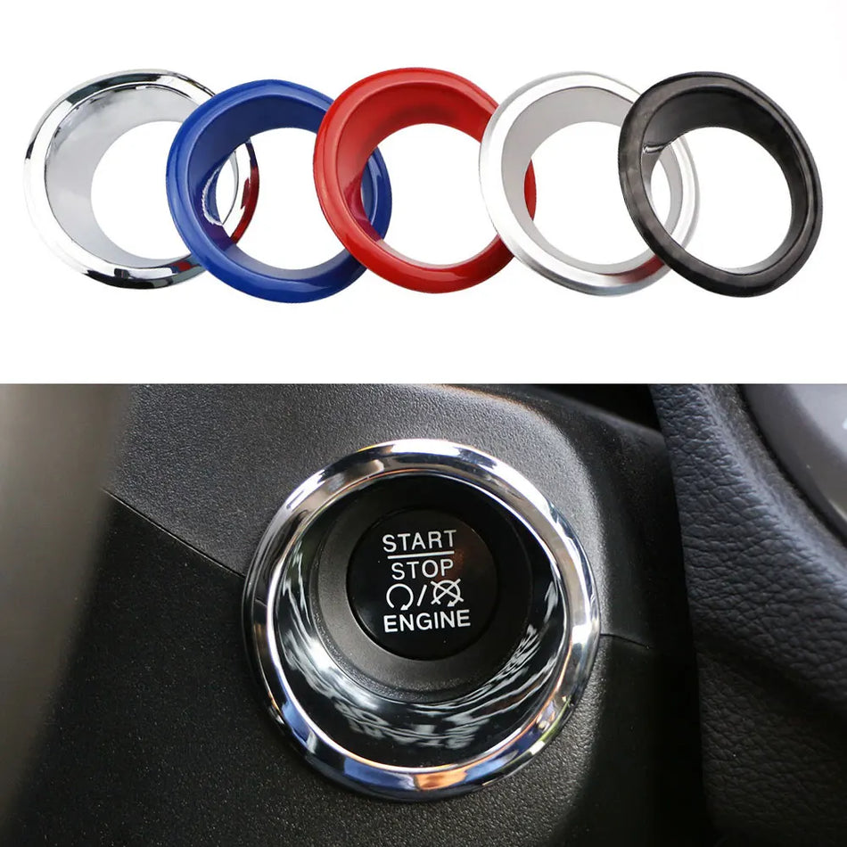 Poklopac prstena gumba za pokretanje za Jeep Compass 2017-2020 i Renegade 2015-2022, ABS