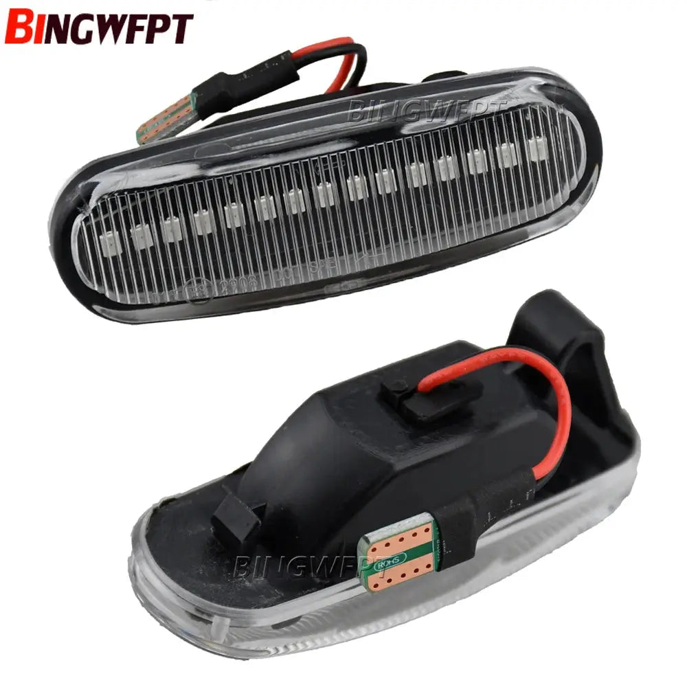2Pcs Dynamic Side Marker Lamp For Fiat Abarth Punto Qubo Multipla Stilo Panda MK2 MK3（Van Evo) Sequential Flashing LED Light by InterCyprus Trading Ltd