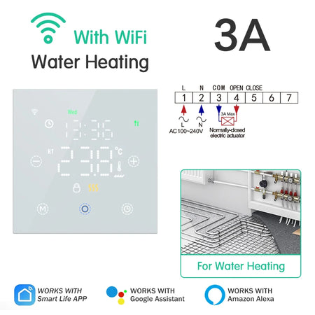 Smart Thermostat Tuya WiFi Floor Heating &ndash; Alexa Compatible Water Heating 1
