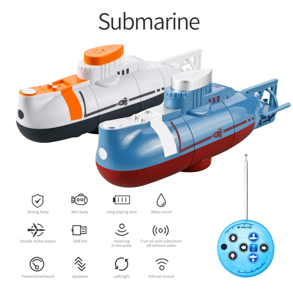 Mini RC Submarine &ndash; Waterproof Diving Fun for Kids