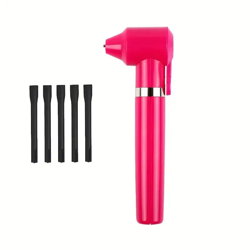 JC Tattoo Pigment Mixer Electric Ink Mixer With 5 Sticks Pink / CHINA