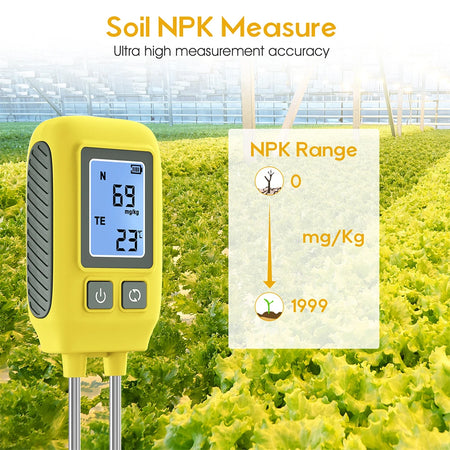 Garden Soil NPK Detector &ndash; Dual Needle Readout Meter