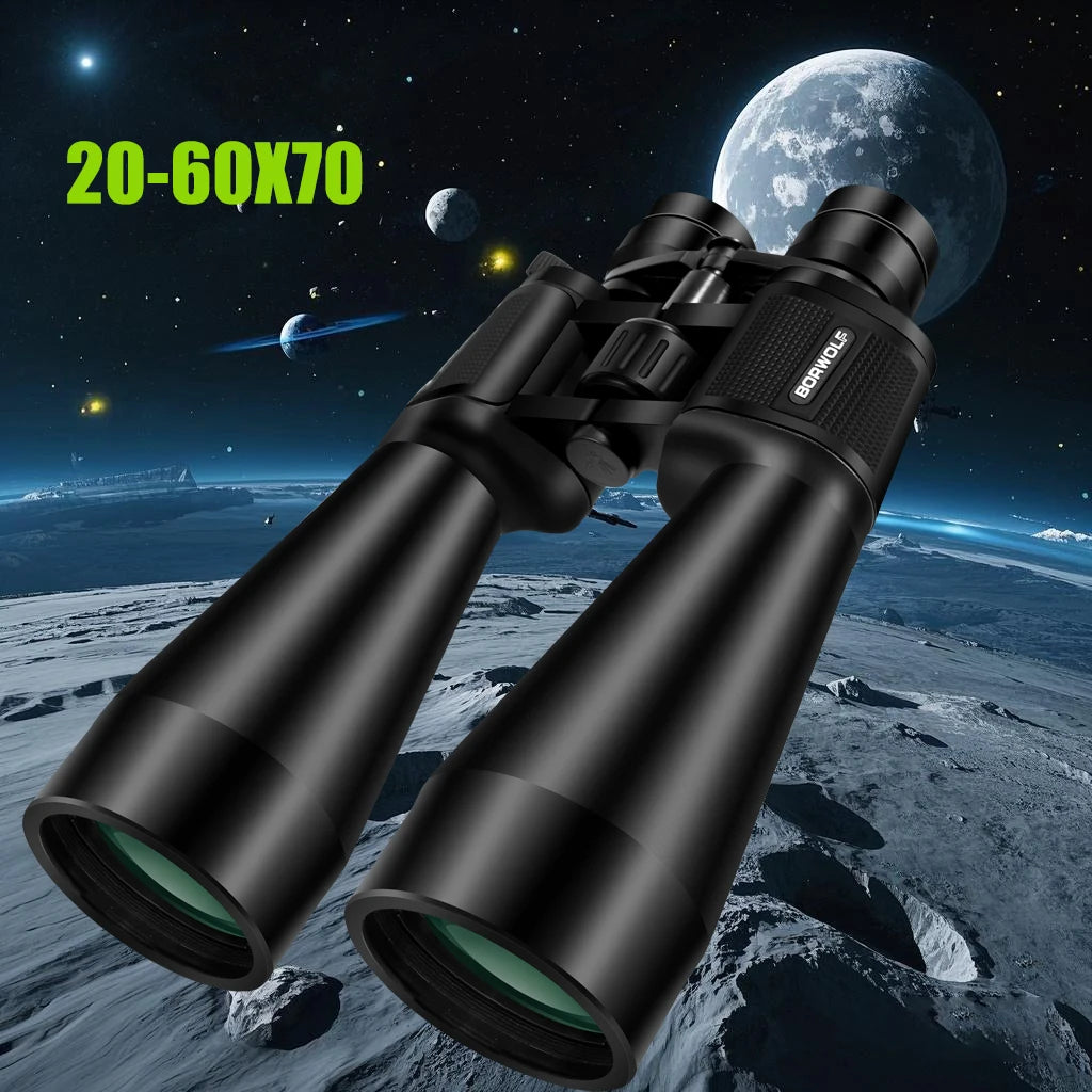 BORWOLF 20-60X70 Binoculars &ndash; Ultra Bright FMC Optics