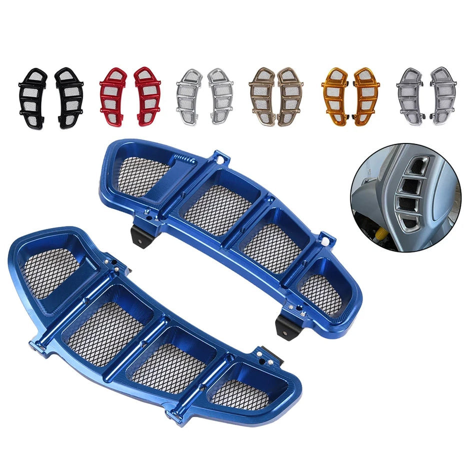 Vespa GTS250 GTS300 Radiateurbeschermer met Roosterafdekking