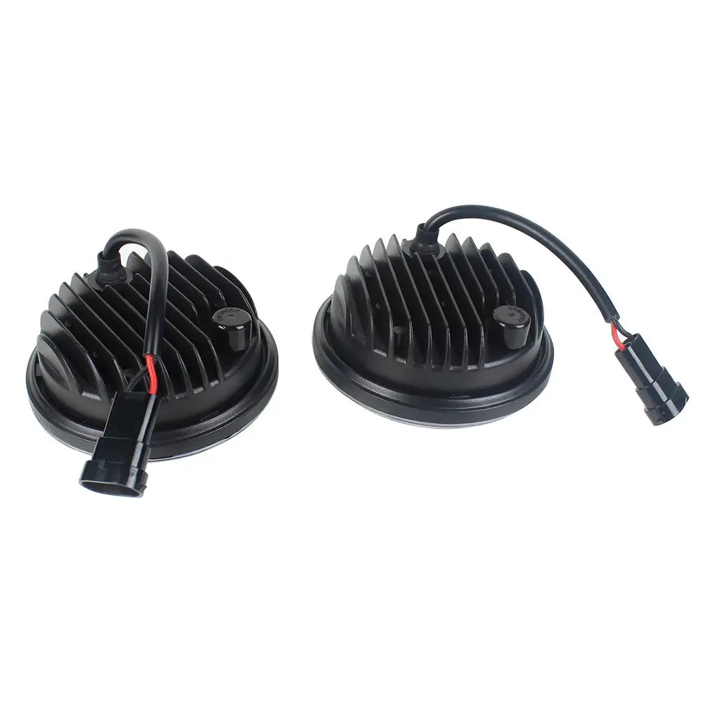 4.5 Inch LED Fog Lights Projector 4-1/2" Headlight Motorcycle Auxiliary Lamp for Electra Glide Road by InterCyprus Trading Ltd