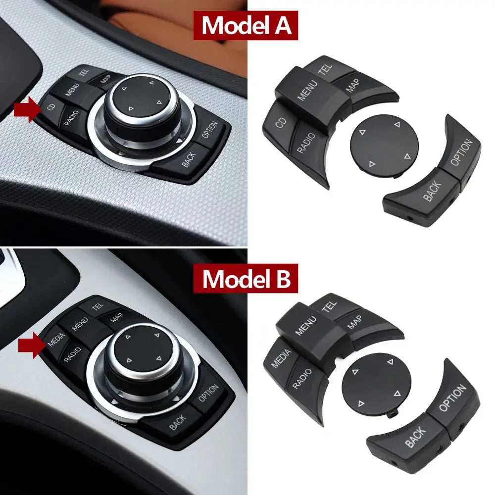 Car CIC IDrive Multimedia Control Knob Menu Button Keys For BMW X1 X5 X6 1 3 5 Series E84 E90 E91 E92 E70 E71 E72 E60 E87 E88 by InterCyprus Trading Ltd