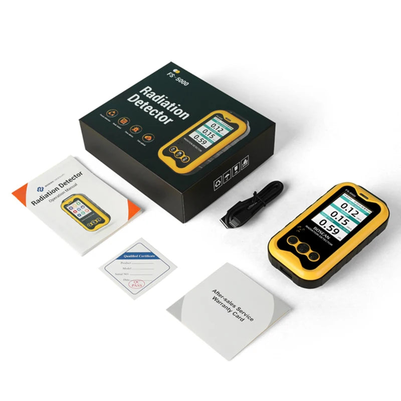 FS-600 LCD Geiger Counter &ndash; Accurate Radiation Detection and Personal Dosimeter FS-5000 / CN