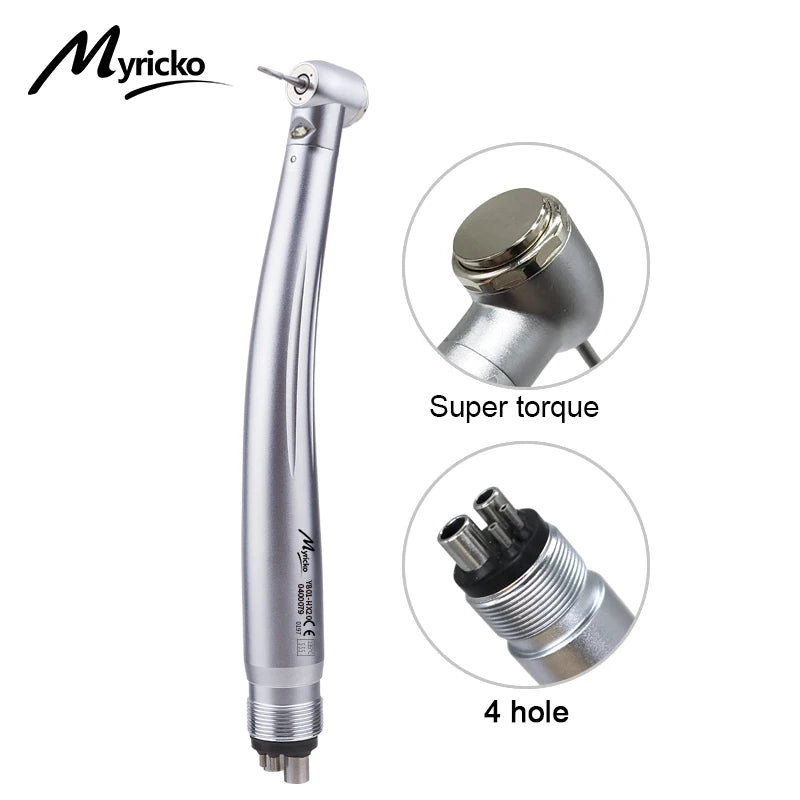 Myricko Dental High Speed Handpiece - Push Button Turbine 4H-LED-TOR / CHINA