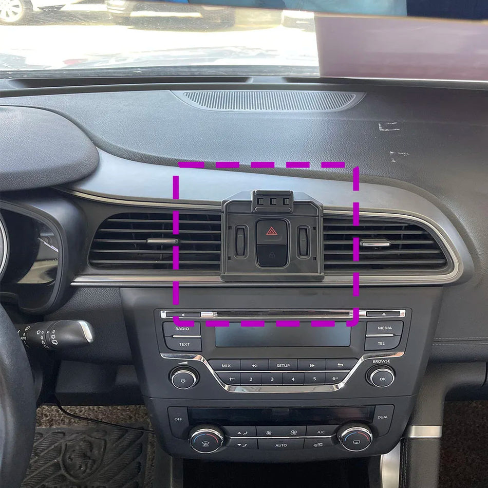 Renault Kadjar Trådlös Laddning Bil Telefonhållare Bas